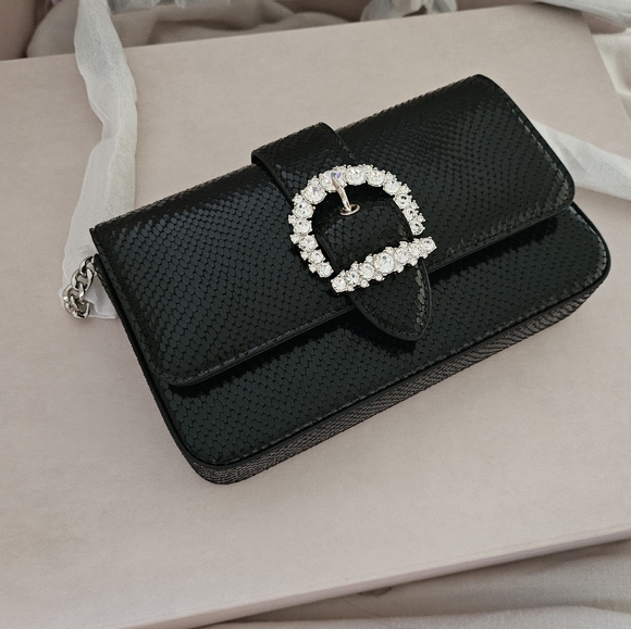 JIMMY CHOO Cheri wallet with Chain - Picture 3 of 7